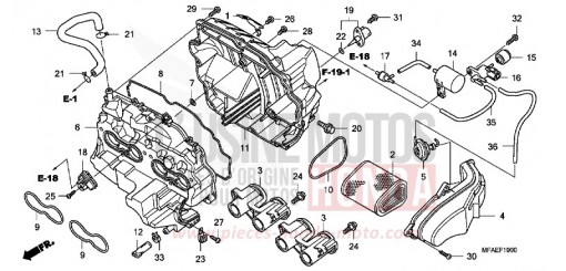 AIR CLEANER CBF1000AA de 2010